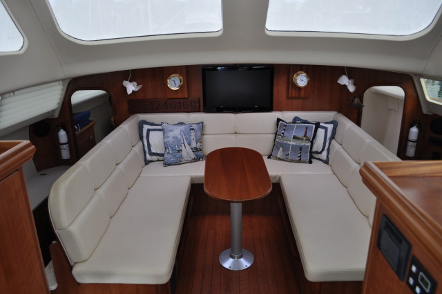 Used Sail Catamaran for Sale 2013 Legacy 35 Layout & Accommodations